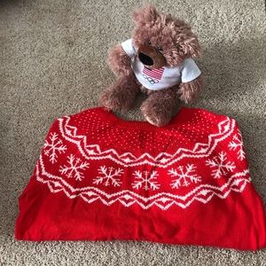 Snow Flake Crew Neck Sweater